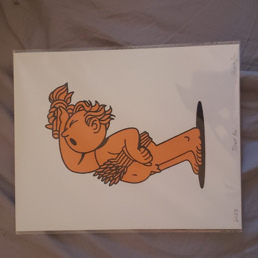So Tired Press Print "Tired Boi"